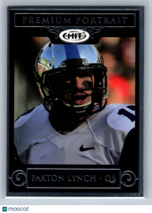 Paxton Lynch Rookie 2016 SAGE HIT Premium Portrait #PP14 Memphis Tigers RC Football Card