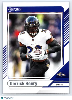 2024 Donruss Derrick Henry #72 Baltimore Ravens
