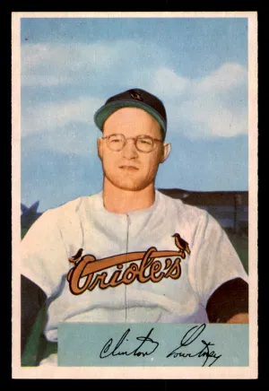 1954 Bowman Clint Courtney #69