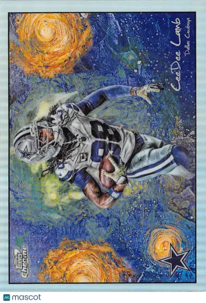 2025 Topps Chrome Cosmic CeeDee Lamb Stars in the Night #STN-18 Dallas Cowboys
