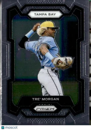 2024 Panini Prizm Baseball Tre' Morgan #300 Black