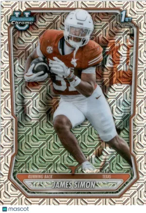 2026 Bowman Chrome University James Simon Mojo Refractor #BCP-62