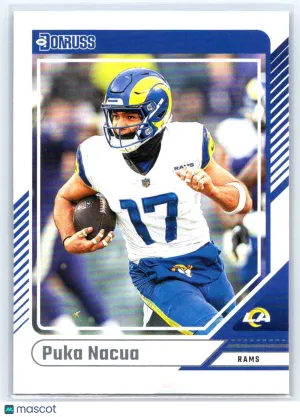 2024 Donruss Puka Nacua #25 Los Angeles Rams