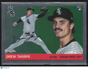 2025 Topps Heritage Drew Thorpe #372 Chrome RC