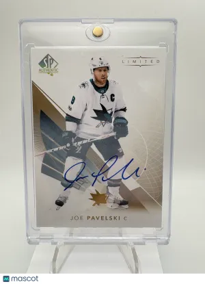 2018 Upper Deck SP Authentic Joe Pavelski #22 Limited Auto