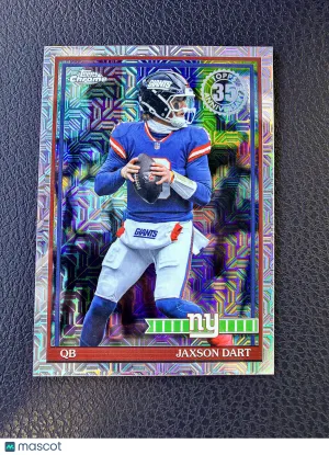 2026 Topps Flagship Jaxson Dart #91TC-33 Chrome Mojo Refractor