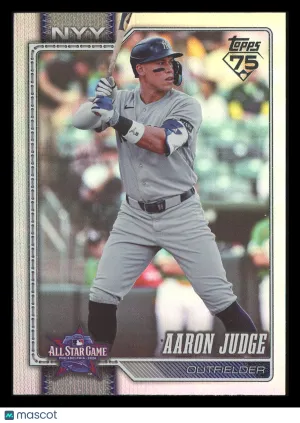 Aaron Judge 2026 Topps Update All-Star Game Rainbow Foil #ASG-9 New York Yankees