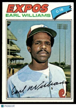 1977 Baseball Card Earl Williams #223