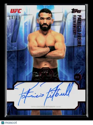 2026 Topps Knockout UFC Patricio Freire #KOA-PPL 14/25 Auto
