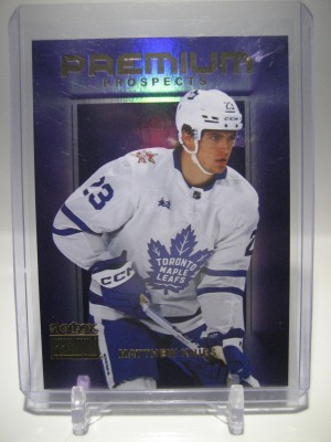 2023-24 Skybox Metal Universe Star Sapphire Matthew Knies #PP-12 Rookie RC
