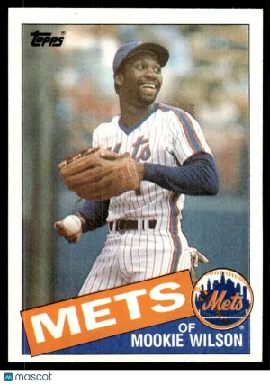 1985 Baseball Card Mookie Wilson #775