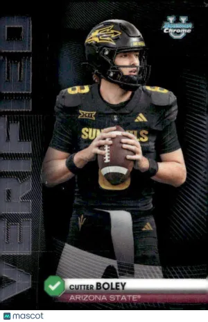 2026 Bowman #BV-1 Cutter Boley Bowman Verified ARIZONA ST QB1
