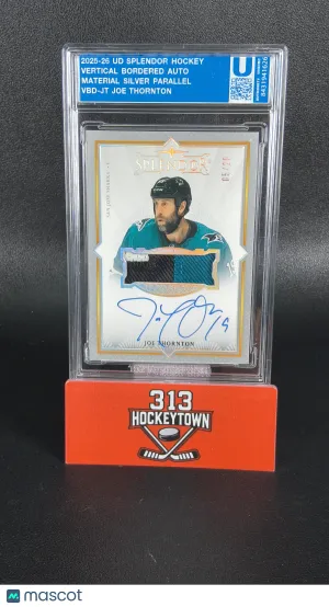 2025-26 Upper Deck Splendor Joe Thornton #VBD-JT Silver /20