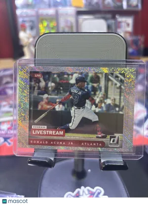 2021 Panini Donruss Livestream Ronald Acuna Jr. Holo Atlanta Braves