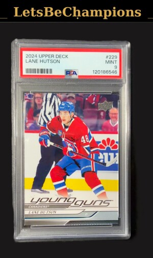2024 Upper Deck Lane Hutson PSA 9