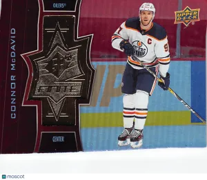 2020-21 Upper Deck Extended Series SPx Finite Connor McDavid /299 #SF-12 Edmonton Oilers