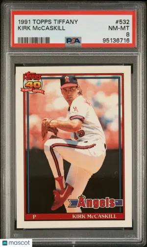 1991 Topps Tiffany Kirk Mccaskill #532 PSA 8