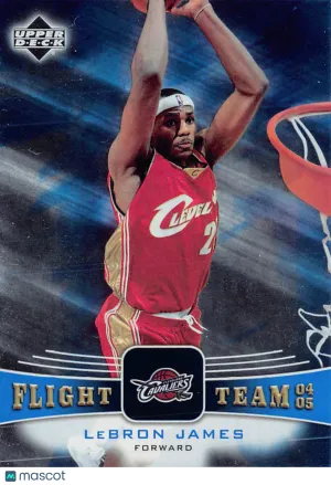 2003-04 Upper Deck Flight Team LeBron James Rookie #FT45 Cleveland Cavaliers