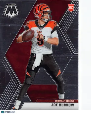 2020 Panini Mosaic Football Joe Burrow Rookie RC #201 Cincinnati Bengals