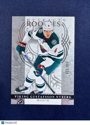 2026-27 Upper Deck Artifacts Viking Gustafsson Nyberg #195 /999 Rookie