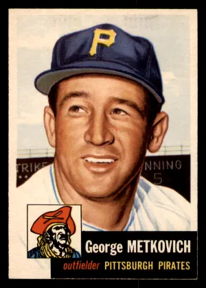 1953 Topps George Metkovich #58