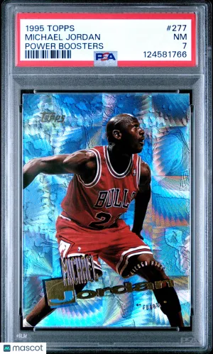 1995 Topps Power Boosters Michael Jordan #277 PSA 7
