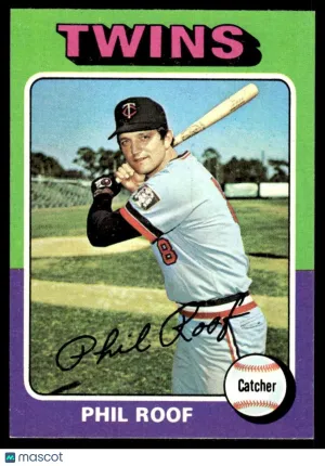 1975 Baseball Card Phil Roof #576