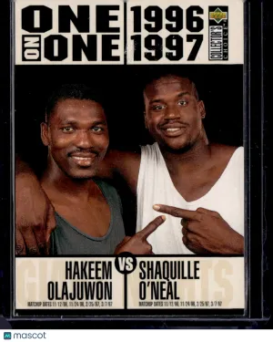 1996 Upper Deck Collector's Choice Alonzo Mourning Shaquille O'Neal #397