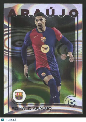 2024-25 Topps UEFA Club Competitions Ronald Araújo #24 Rain Drops