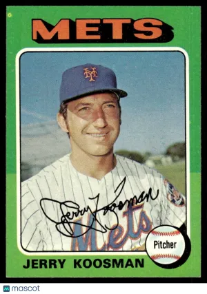 1975 Baseball Card Jerry Koosman #19
