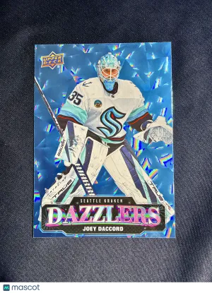 2026-27 Upper Deck Series 1 Joey Daccord #DZ-8 Dazzlers Blue