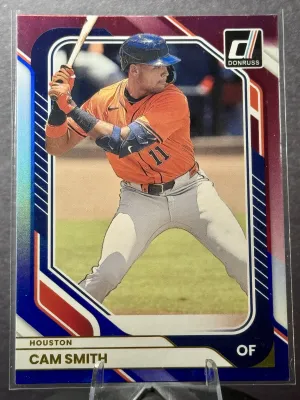 2026 Donruss Red And Blue 81 Cam Smith Houston Astros