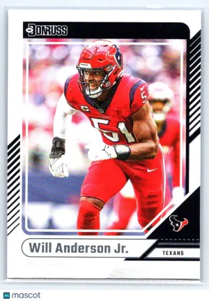 2024 Donruss Will Anderson Jr. #131 Houston Texans