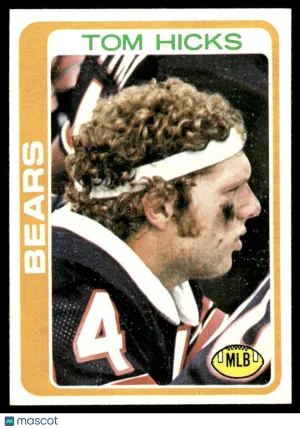 1978 Football Tom Hicks #92
