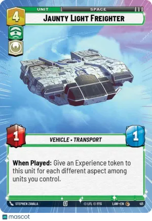 A Lawless Time Jaunty Light Freighter Hyperspace #411
