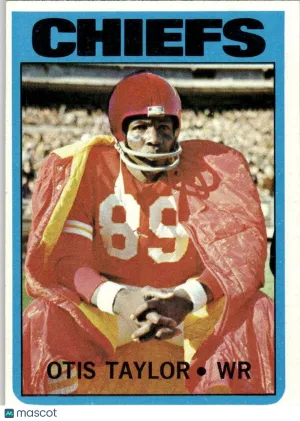 1972 Football Card Otis Taylor #10