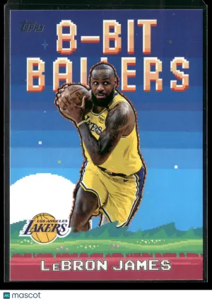 2025-26 Topps Basketball LeBron James #8B-19 Insert 8-Bit Baller