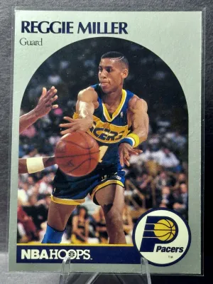 1990-91 Hoops #135 Reggie Miller Pacers