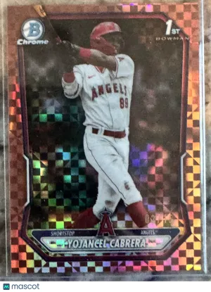 2026 Bowman Chrome Yojancel Cabrera #BCP-3 Rose Gold X-Factor /15