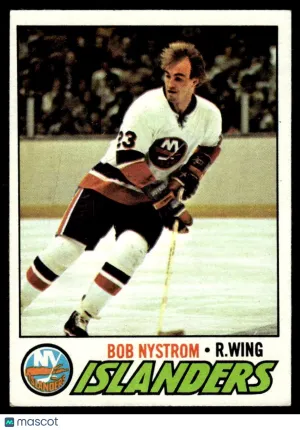 1977 Hockey Card Bob Nystrom #62