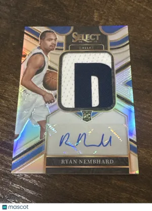 2025-26 Panini Select Ryan Nembhard #JRS-NMB Silver /99 RPA