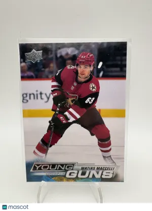 2022 Upper Deck Series 1 Matias Maccelli #216 Young Guns