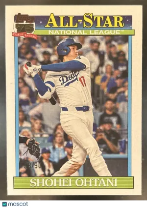 2026 Topps Shohei Ohtani The Real One /90 #91AS-50 Los Angeles Dodgers