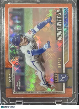 2026 Topps Chrome Bobby Witt Jr. #12 Orange /25