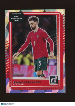 Bruno Fernandes 2025 Panini Donruss Road to FIFA World Cup 26 #90 Diamond Portugal