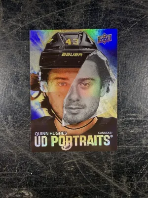 UD Portraits Gold /25 Quinn Hughes