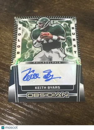 2026 Panini Obsidian Color Blast Keith Byars #CB-KBS