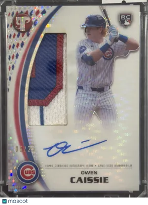 2026 Topps Pristine Owen Caissie #RJRA-OC /25 RC