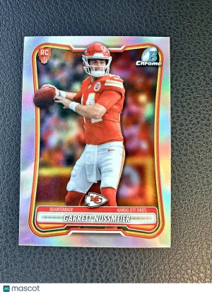 2026 Bowman Football Garrett Nussmeier #BRR-5 Red Rookie Variation RC
