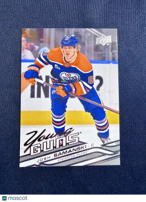 2026-27 Upper Deck Series 1 Josh Samanski #234 Young Guns